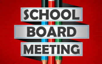 school board meeting image