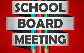 school board meeting image