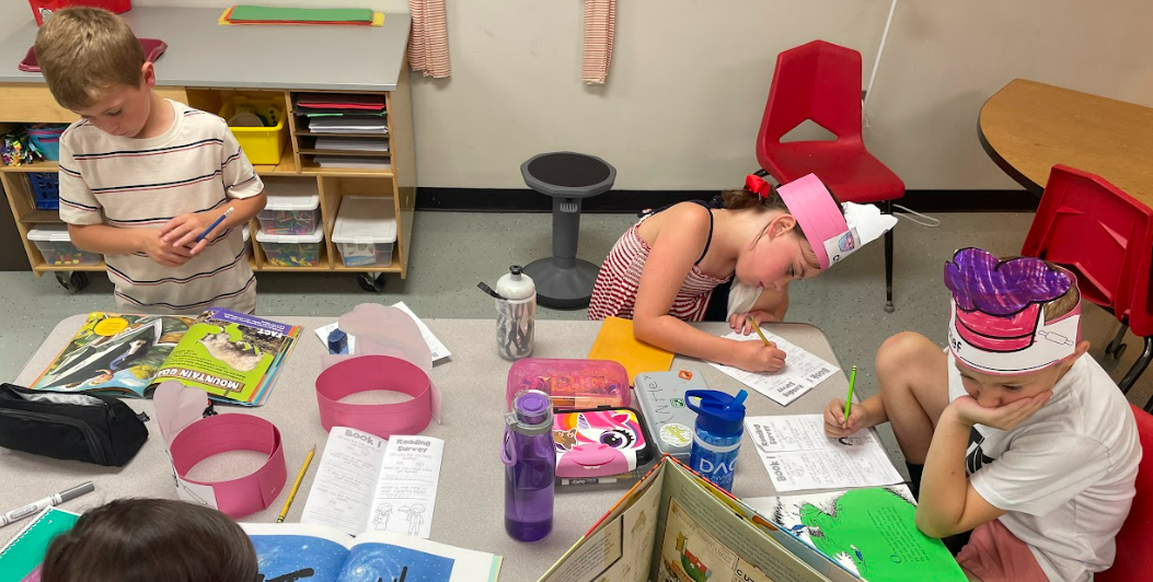 Hylen Souders Elementary students at work