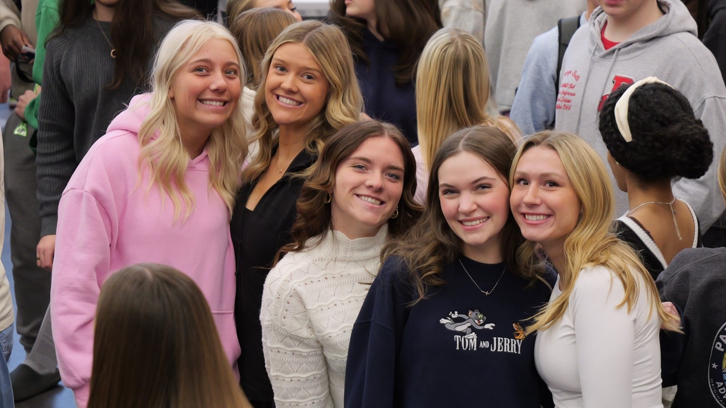 BWHS students smile for a picture